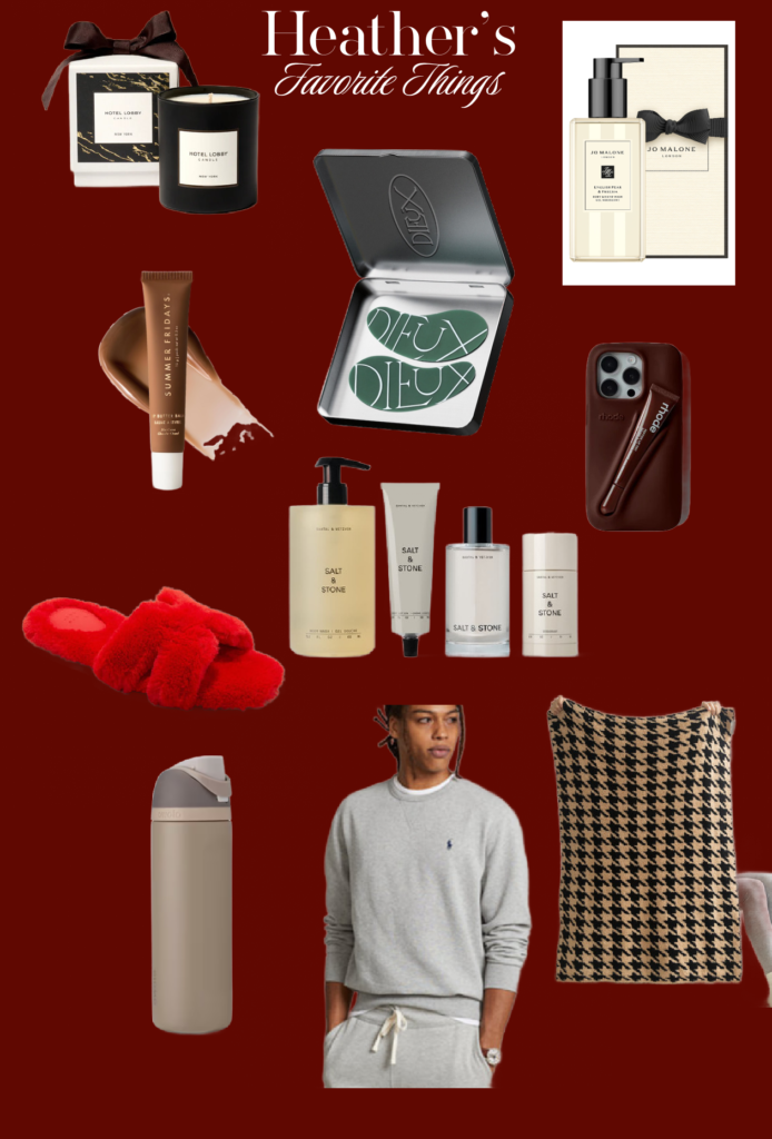 Heather’s “Favorite Things“ Gift Guide: Under $100