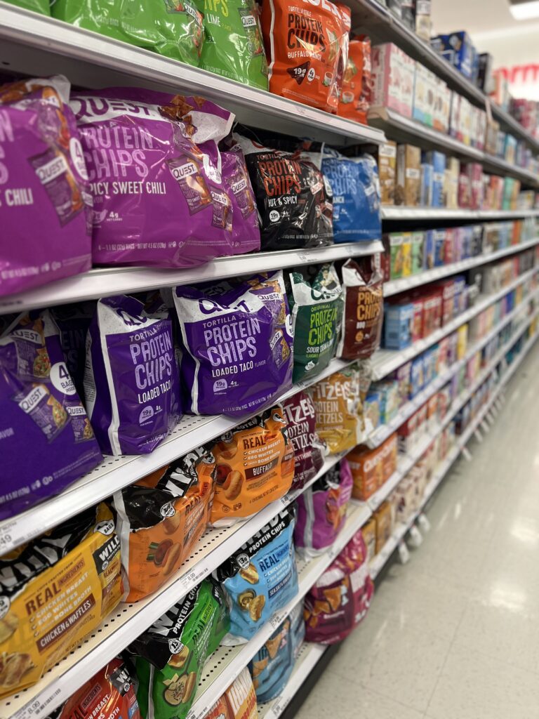 I call this the processed protein isle at Target. 